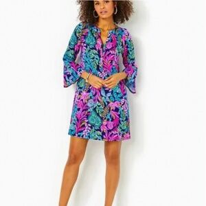 Lilly Pulitzer Norris 3/4 Sleeve Dress Size XS